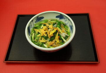 Kyoto Kujo Green Onion Udon Noodles (1,000 yen)